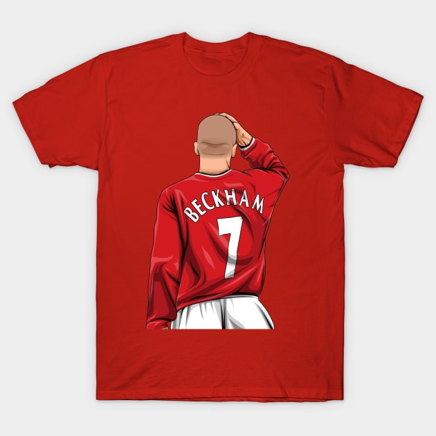 David Beckham T-Shirt by Aldduardo